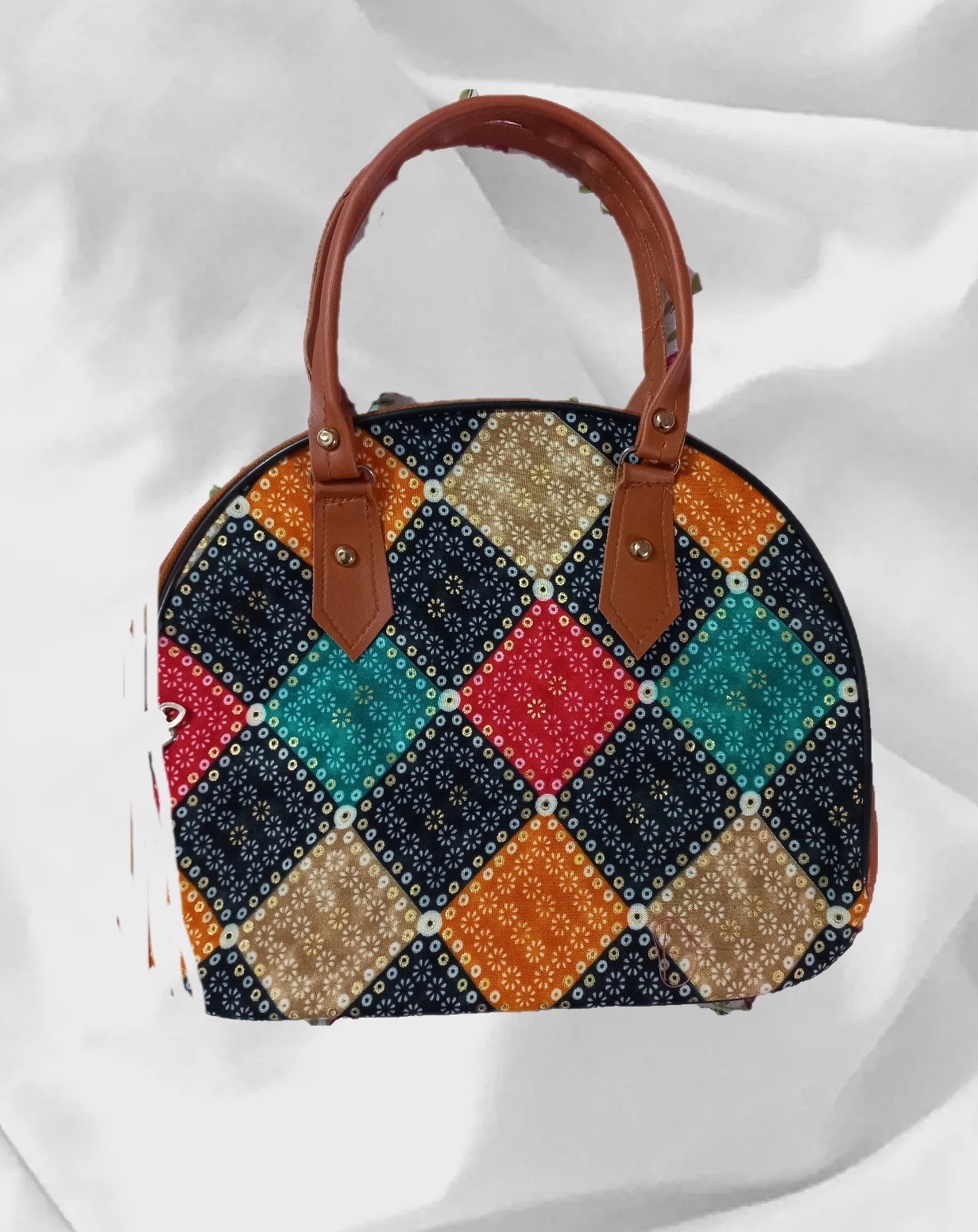 Multi colour Medium Hand bag PU leather - Image 3