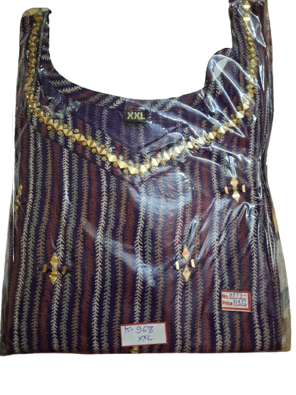 One piece gown kurti with Belt