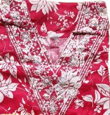 V Neck Embroidary short tops for girls and ladies