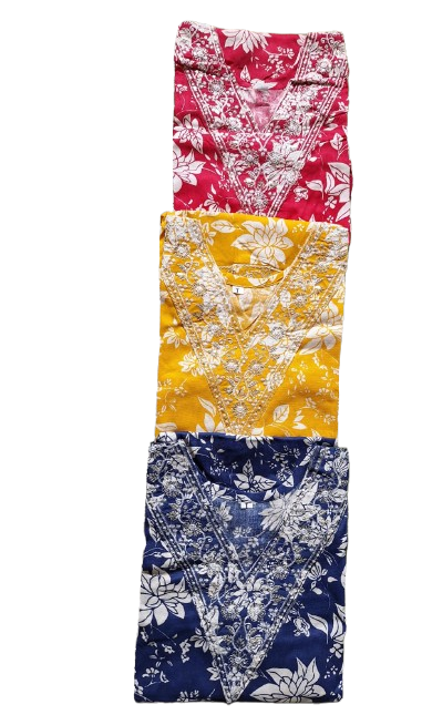 V Neck Embroidary short tops for girls and ladies - Image 5