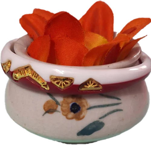 Sankha Pola Bracelet with V design single piece size 26 Gold Plated