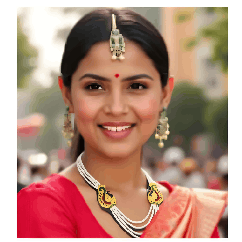 Necklace with Pearl and gold plated Lahori Long Mayur design