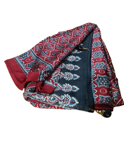 MOHAR Red Saree - Image 3