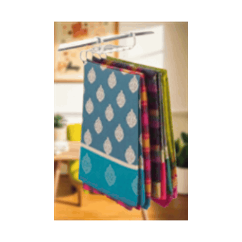 TRISHLA BUTA Saree with self Zaripar Blue colour