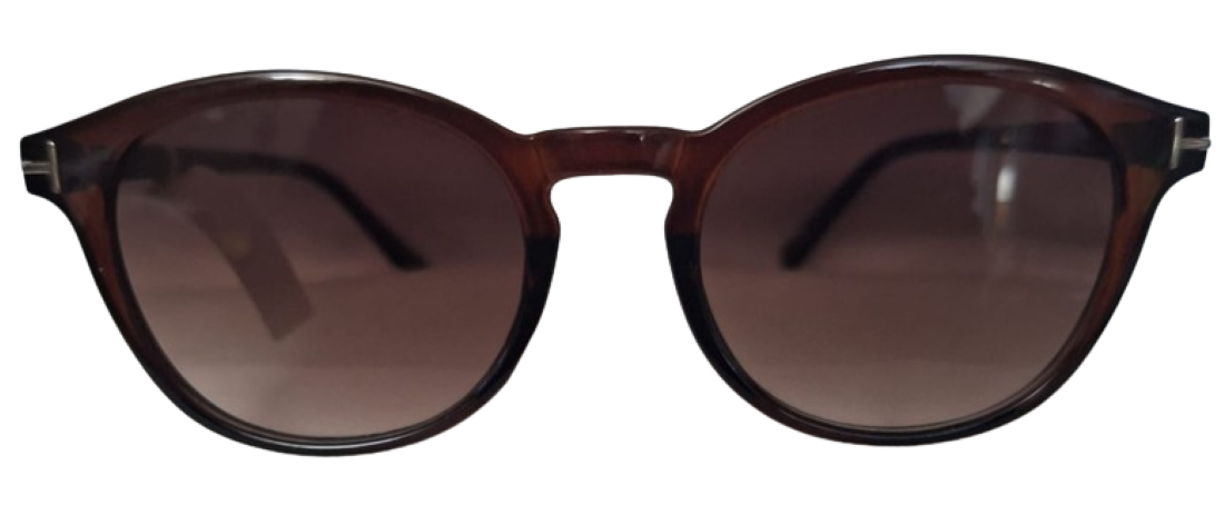 Women Sunglass with cat eye design brown colour tint - Image 2