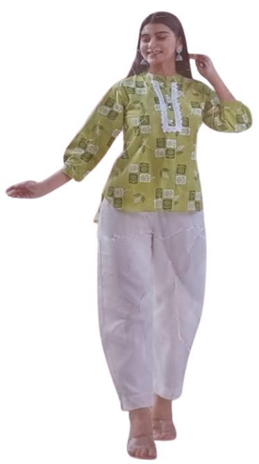 Short Top Cotton Kurti Maya Combo 2 pieces